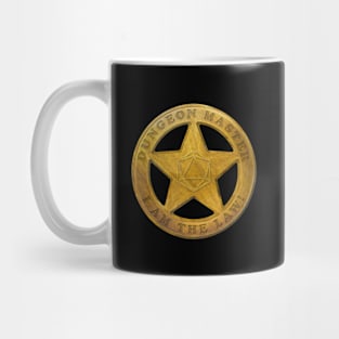 Dungeon Master Sheriff Badge RPG Board Games DM Mug